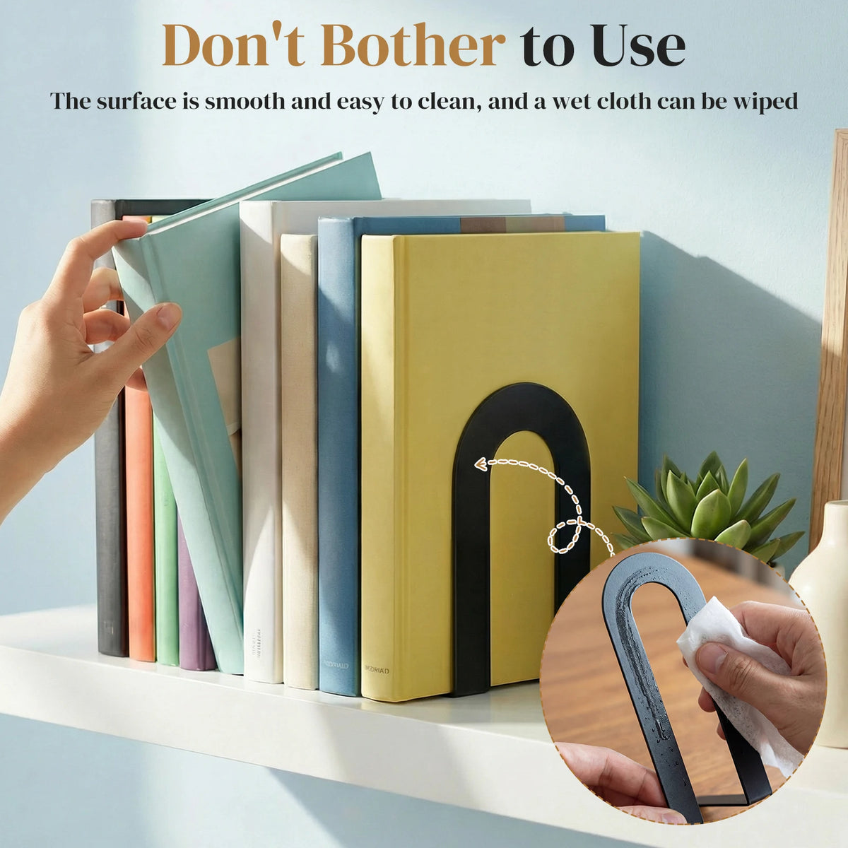 Cozya Grove Six-Piece Bookend Set — Cozya Modern Desks & Workspace Accessories — view 5