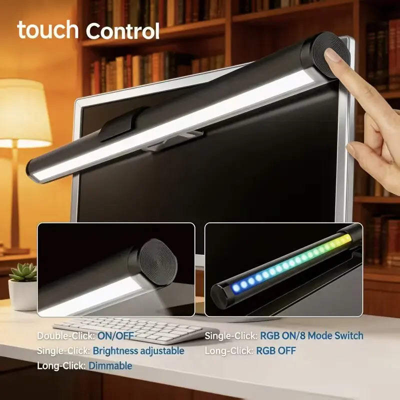 Cozya Sola Mini Screen Light Bar — Cozya Modern Desks & Workspace Accessories — view 4