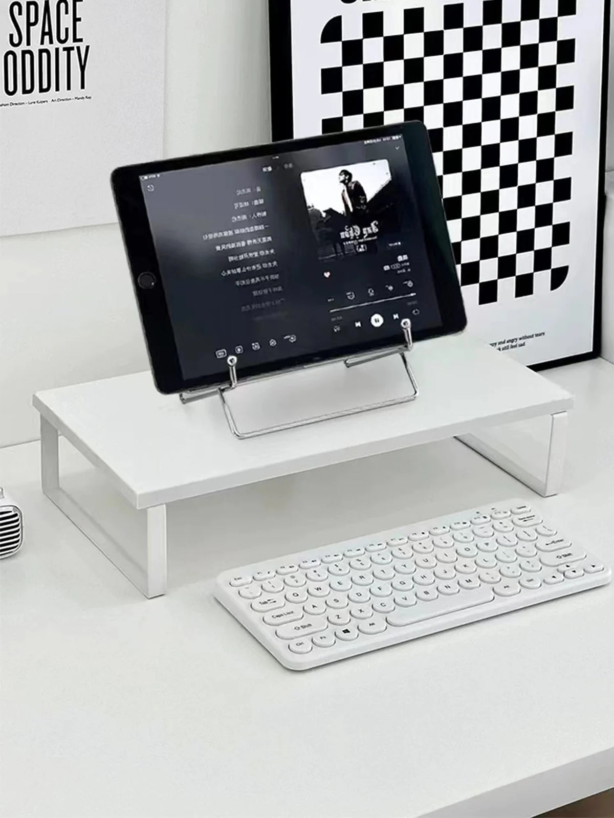 Cozya Wren Open-Frame Monitor Riser — Cozya Modern Desks & Workspace Accessories — view 4