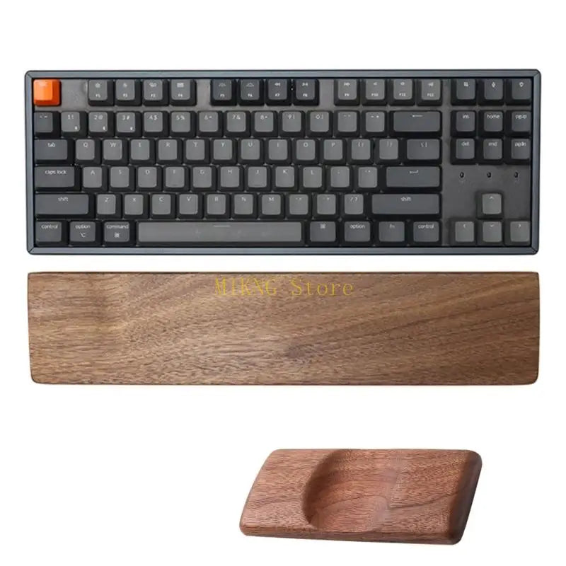 Cozya Birk Wooden Keyboard Wrist Rest — Cozya Modern Desks & Workspace Accessories — view 5