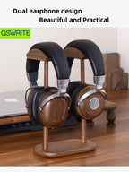 Cozya Soren Duo Walnut Headphone Perch — Cozya Modern Desks & Workspace Accessories — view 2