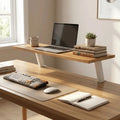 Cozya Halden Floating Wood Grain Riser — Cozya Modern Desks & Workspace Accessories