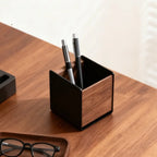 Cozya Lund Walnut and Aluminium Desk Caddy — Cozya Modern Desks & Workspace Accessories — view 2