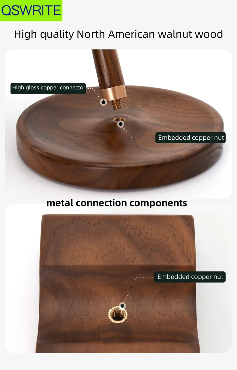 Cozya Soren Walnut Headphone Perch — Cozya Modern Desks & Workspace Accessories — view 5