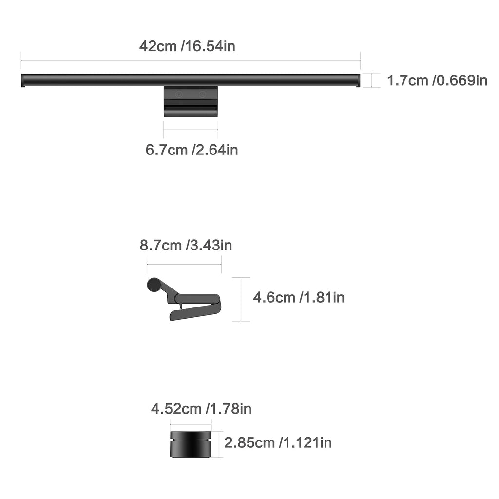 Cozya Sola Monitor Light Bar — Cozya Modern Desks & Workspace Accessories — view 4