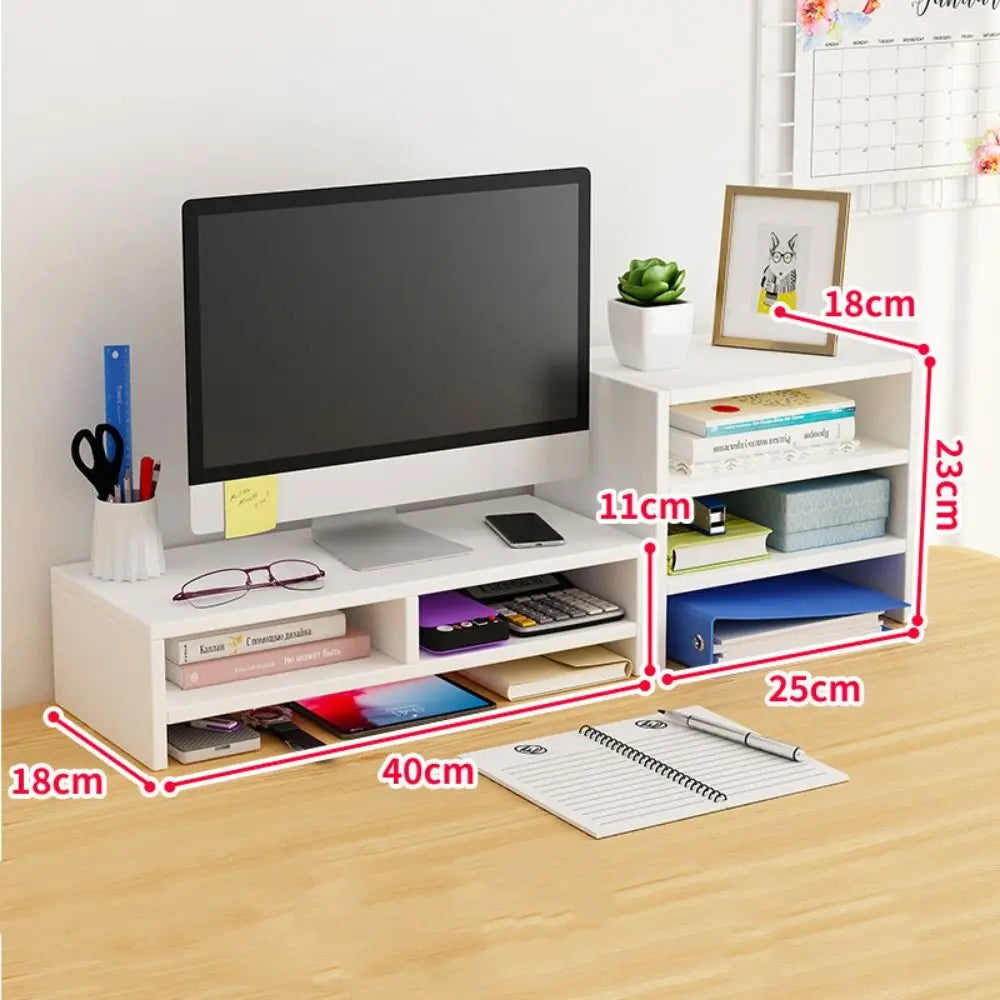 Cozya Brae Double-Deck Laptop Riser — Cozya Modern Desks & Workspace Accessories — view 3
