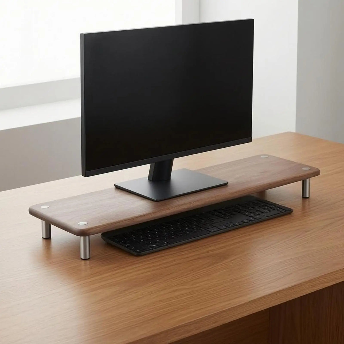 Cozya Halden Solid Wood Monitor Riser — Cozya Modern Desks & Workspace Accessories