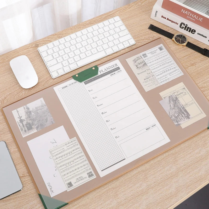 Cozya Linn Dual-Tone Desk Pad — Cozya Modern Desks & Workspace Accessories — view 2