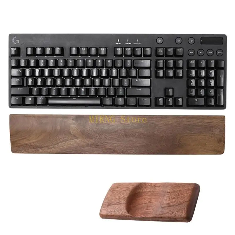 Cozya Birk Wooden Keyboard Wrist Rest — Cozya Modern Desks & Workspace Accessories — view 2