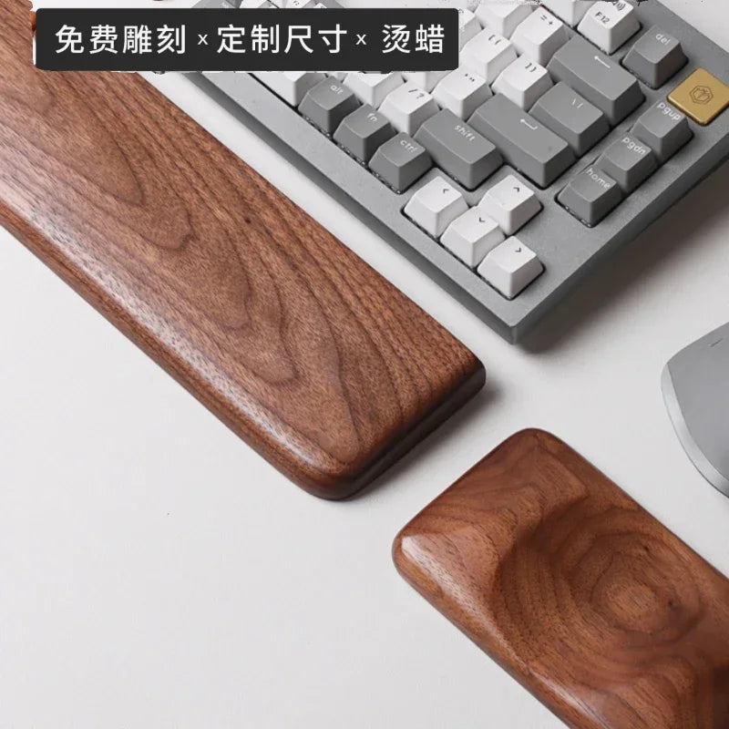 Cozya Ovik Black Walnut Wrist Rest — Cozya Modern Desks & Workspace Accessories — view 2