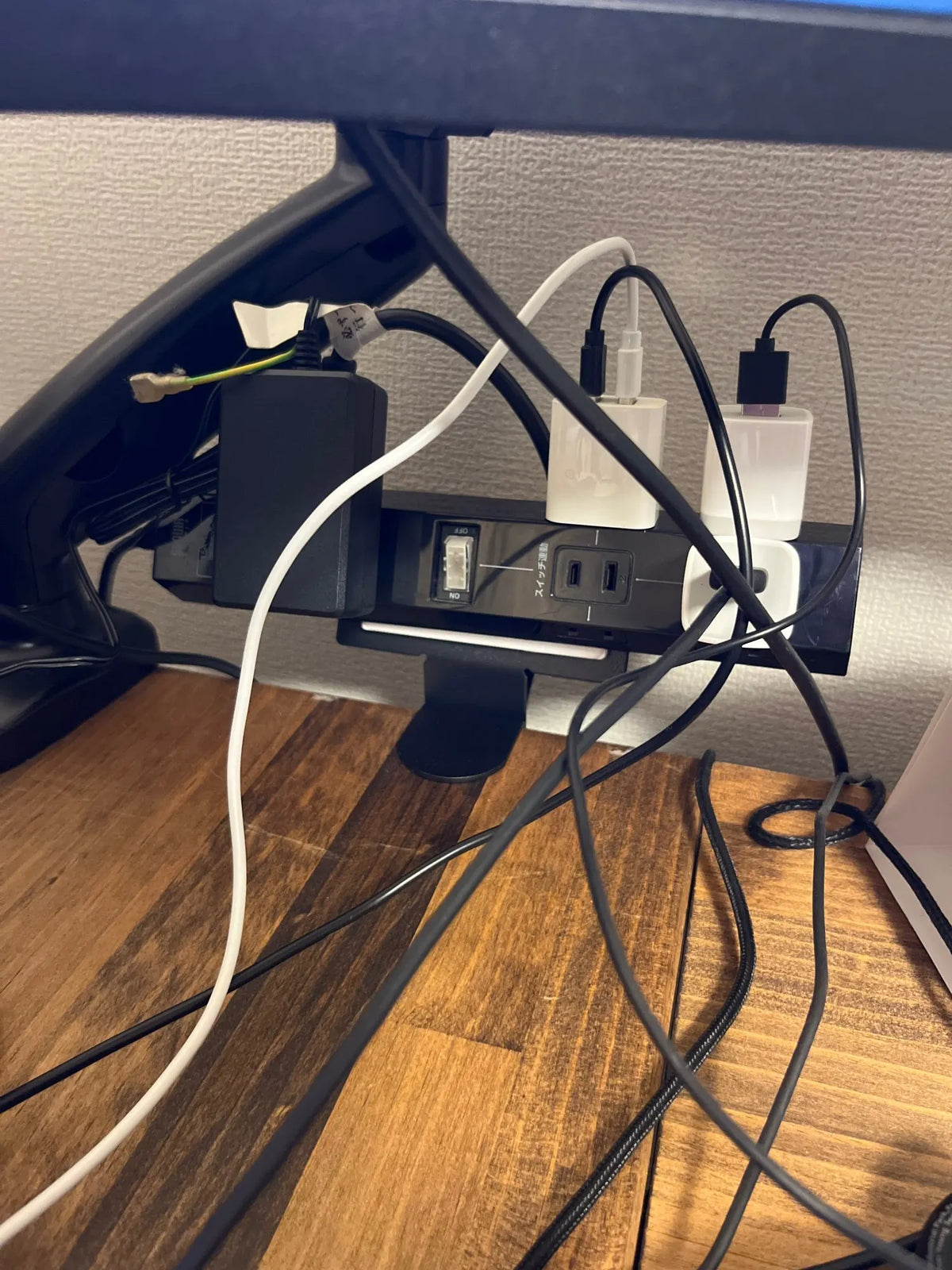 Cozya Elva Under-Desk Power Strip Cradle — Cozya Modern Desks & Workspace Accessories — view 4