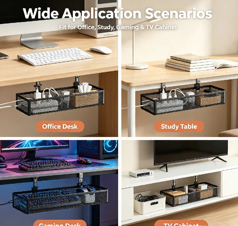 Cozya Vega Steel Cable Rack — Cozya Modern Desks & Workspace Accessories — view 2