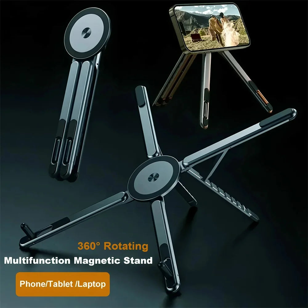 Cozya Pella Fold-Flat Aluminium Phone Stand — Cozya Modern Desks & Workspace Accessories — view 2