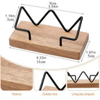 Cozya Kiva Wood and Steel Card Stand — Cozya Modern Desks & Workspace Accessories — view 5
