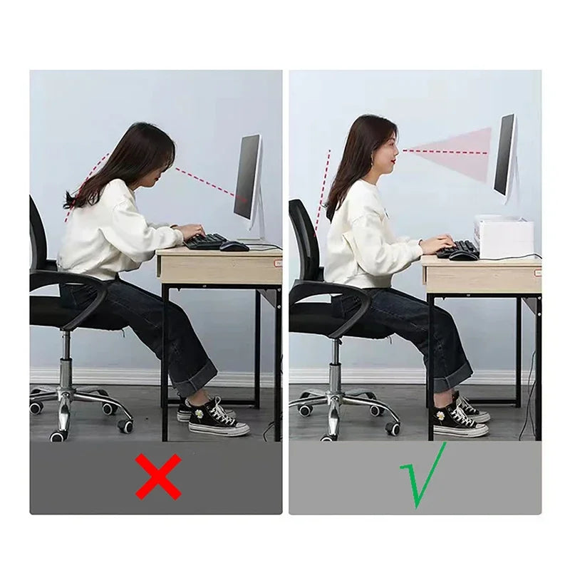 Cozya Seren Two-Drawer Wood Monitor Shelf — Cozya Modern Desks & Workspace Accessories — view 5