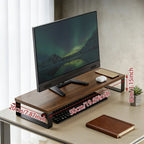 Cozya Calder Industrial Wood-Top Riser — Cozya Modern Desks & Workspace Accessories — view 2