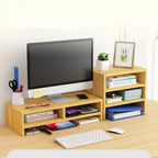 Cozya Brae Double-Deck Laptop Riser — Cozya Modern Desks & Workspace Accessories — view 4