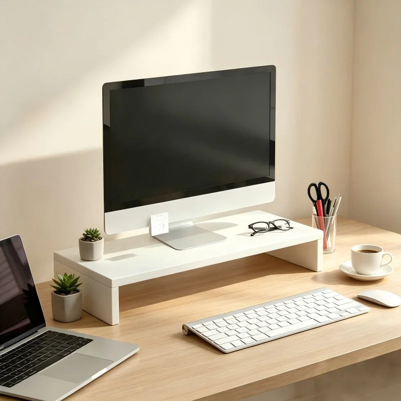 Cozya Finsa Keyboard-Tuck Laptop Riser — Cozya Modern Desks & Workspace Accessories