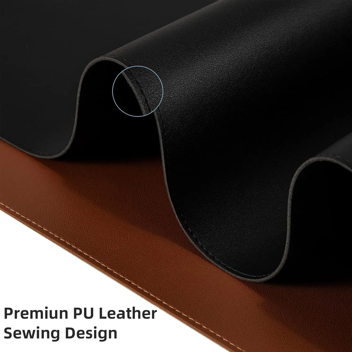 Cozya Nessa Slim Leather Desk Blotter — Cozya Modern Desks & Workspace Accessories — view 3
