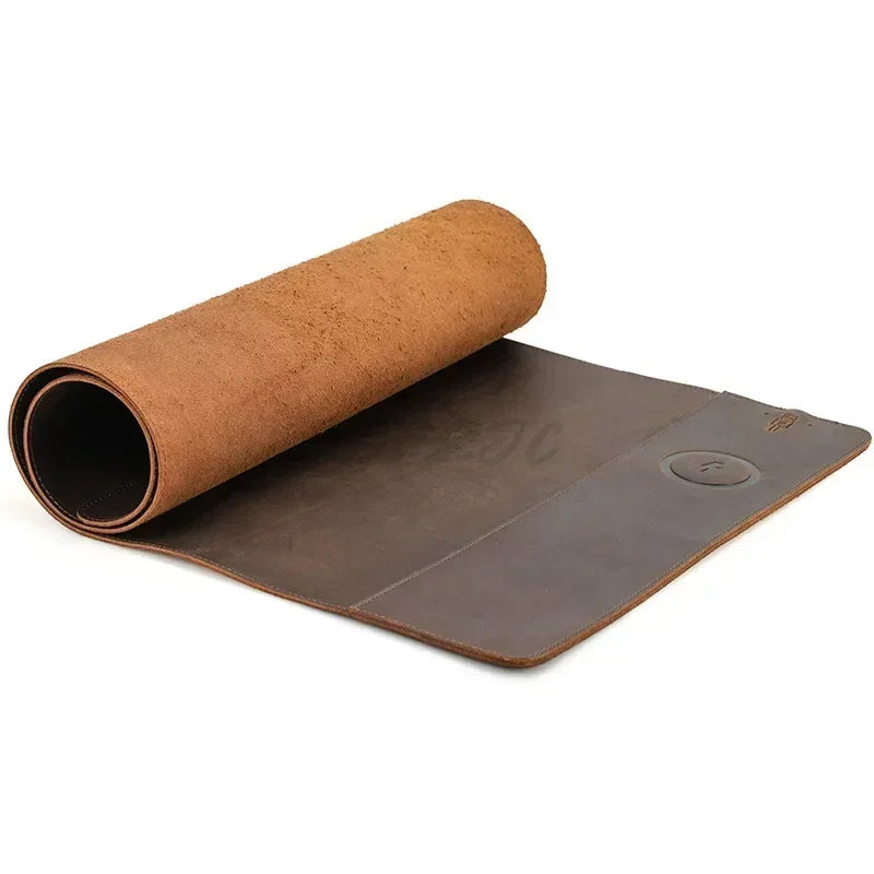Cozya Ravn Oversized Vegan Leather Desk Mat — Cozya Modern Desks & Workspace Accessories