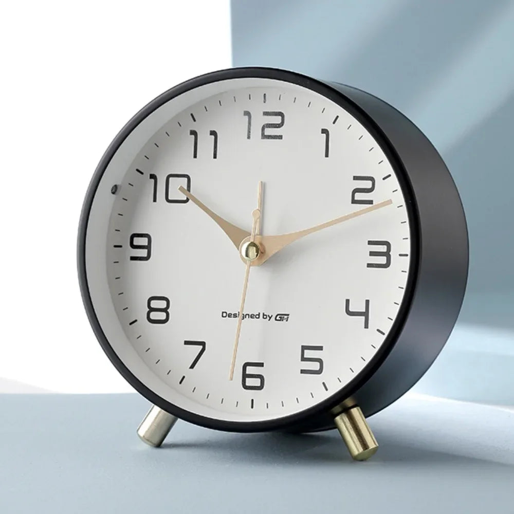 Cozya Nord Silent Metal Desk Clock — Cozya Modern Desks & Workspace Accessories — view 2