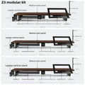 Cozya Aske Modular Walnut Riser System — Cozya Modern Desks & Workspace Accessories