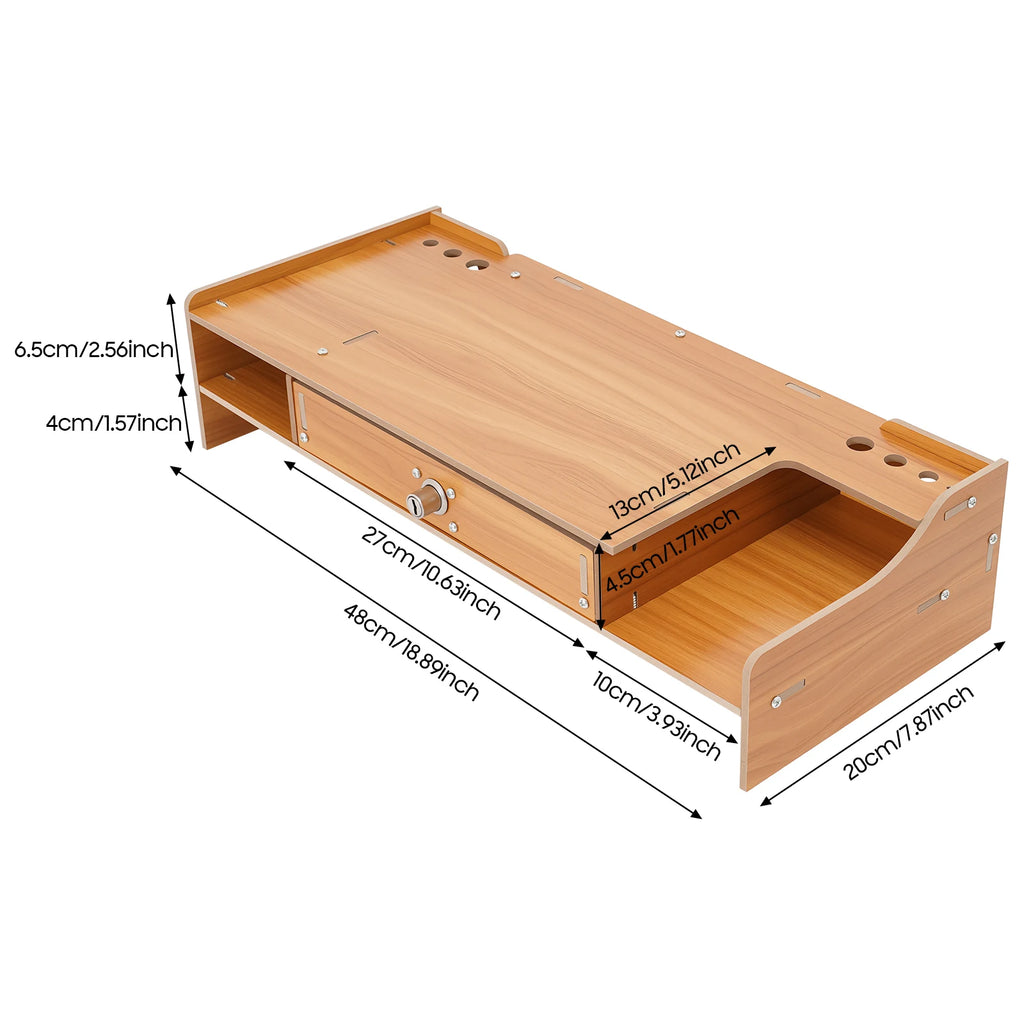 Cozya Osla Clamp-On Monitor Shelf — Cozya Modern Desks & Workspace Accessories — view 4