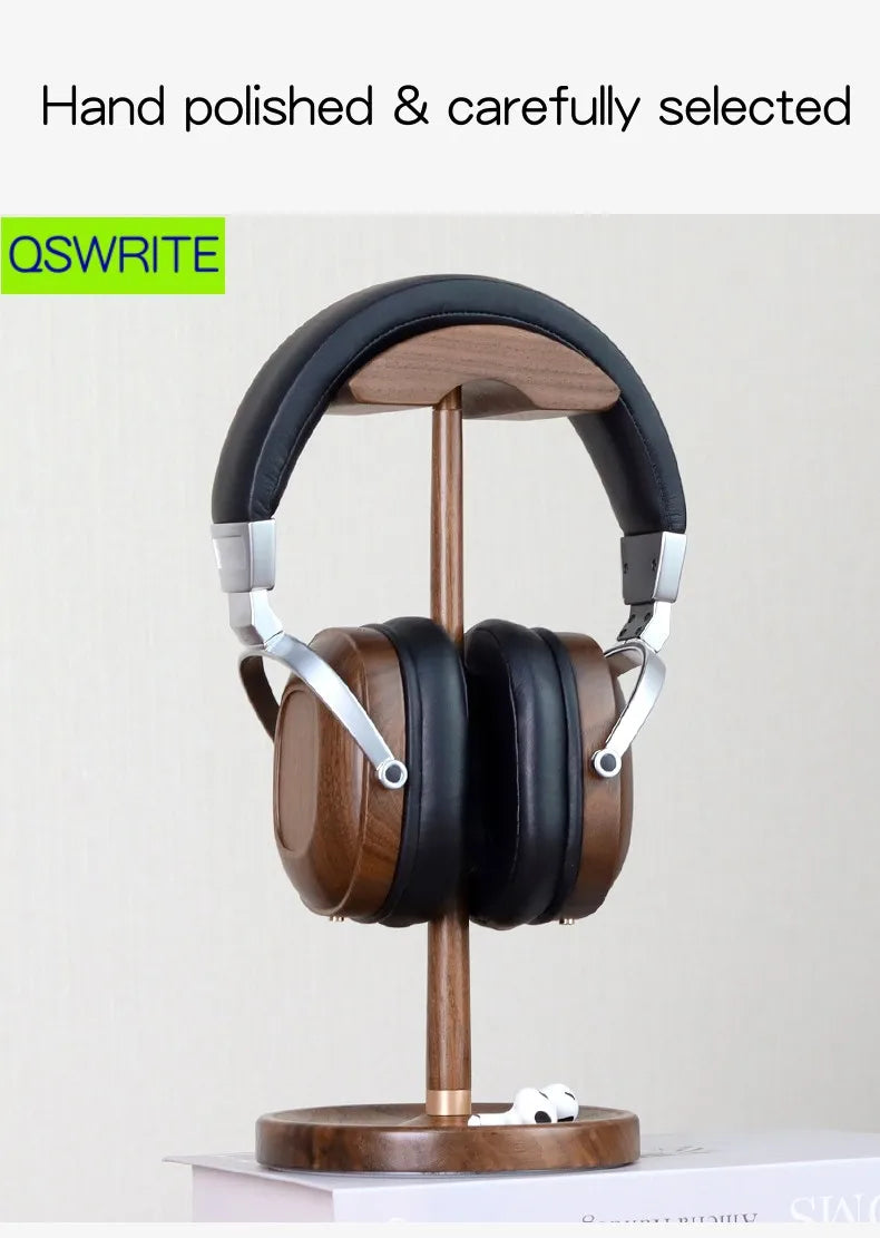 Cozya Soren Walnut Headphone Perch — Cozya Modern Desks & Workspace Accessories — view 2