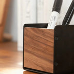 Cozya Lund Walnut and Aluminium Desk Caddy — Cozya Modern Desks & Workspace Accessories — view 3