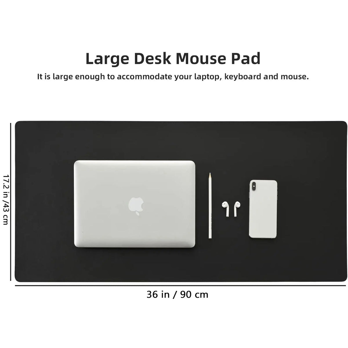 Cozya Nessa Slim Leather Desk Blotter — Cozya Modern Desks & Workspace Accessories — view 2