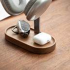 Cozya Halvor Headphone Stand with Valet Tray — Cozya Modern Desks & Workspace Accessories — view 3