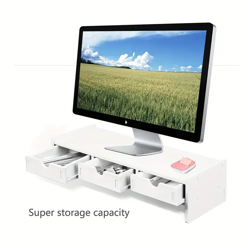 Cozya Vinter Three-Drawer Desk Riser — Cozya Modern Desks & Workspace Accessories — view 2