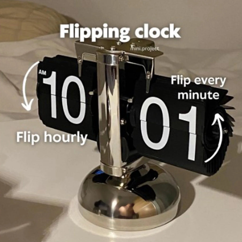 Cozya Tempo Flip Desk Clock — Cozya Modern Desks & Workspace Accessories — view 3