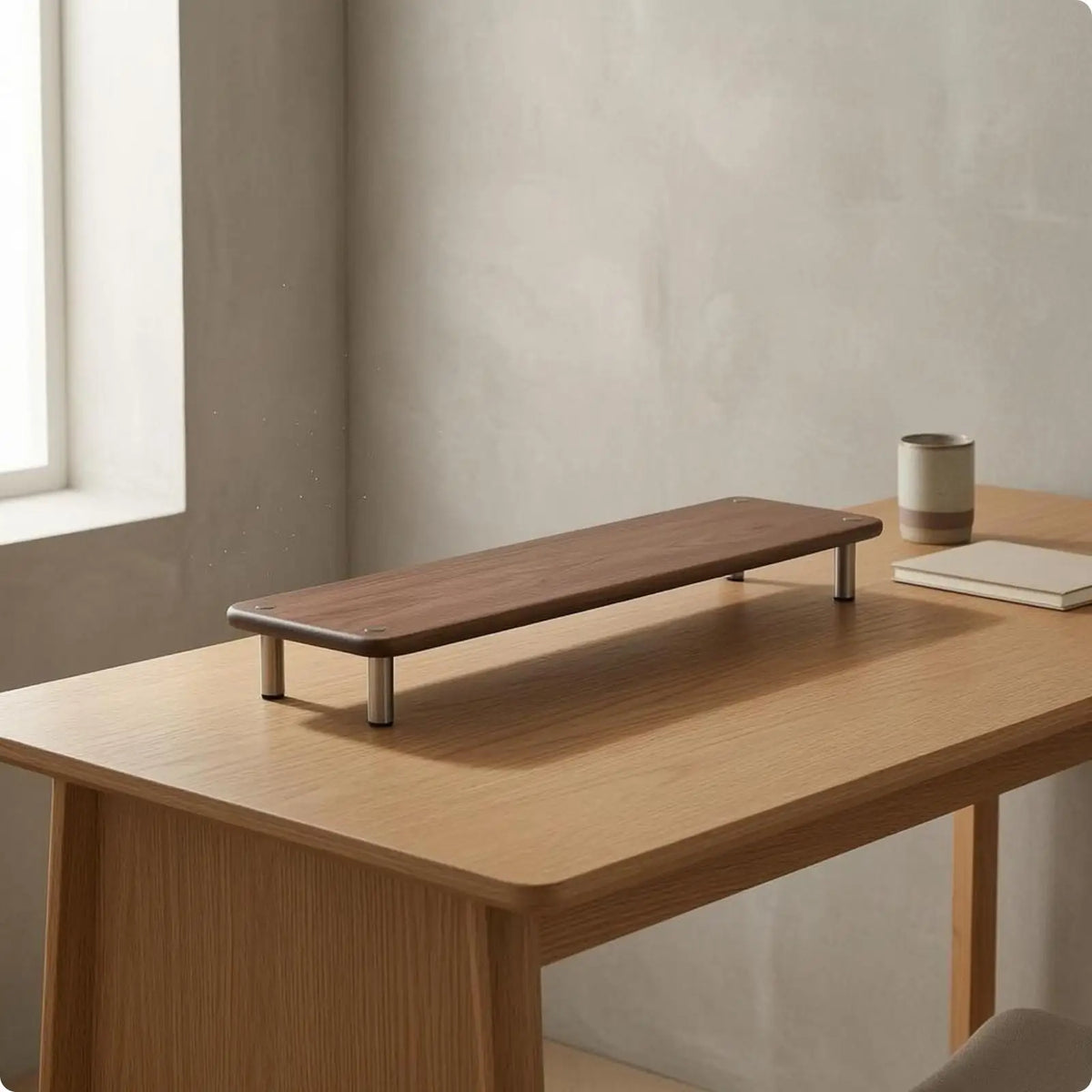 Cozya Halden Solid Wood Monitor Riser — Cozya Modern Desks & Workspace Accessories — view 5