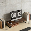 Cozya Calder Industrial Wood-Top Riser — Cozya Modern Desks & Workspace Accessories