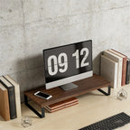 Cozya Calder Industrial Wood-Top Riser — Cozya Modern Desks & Workspace Accessories