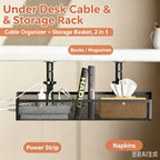 Cozya Vega Steel Cable Rack — Cozya Modern Desks & Workspace Accessories — view 4