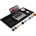 Cozya Nessa Slim Leather Desk Blotter — Cozya Modern Desks & Workspace Accessories