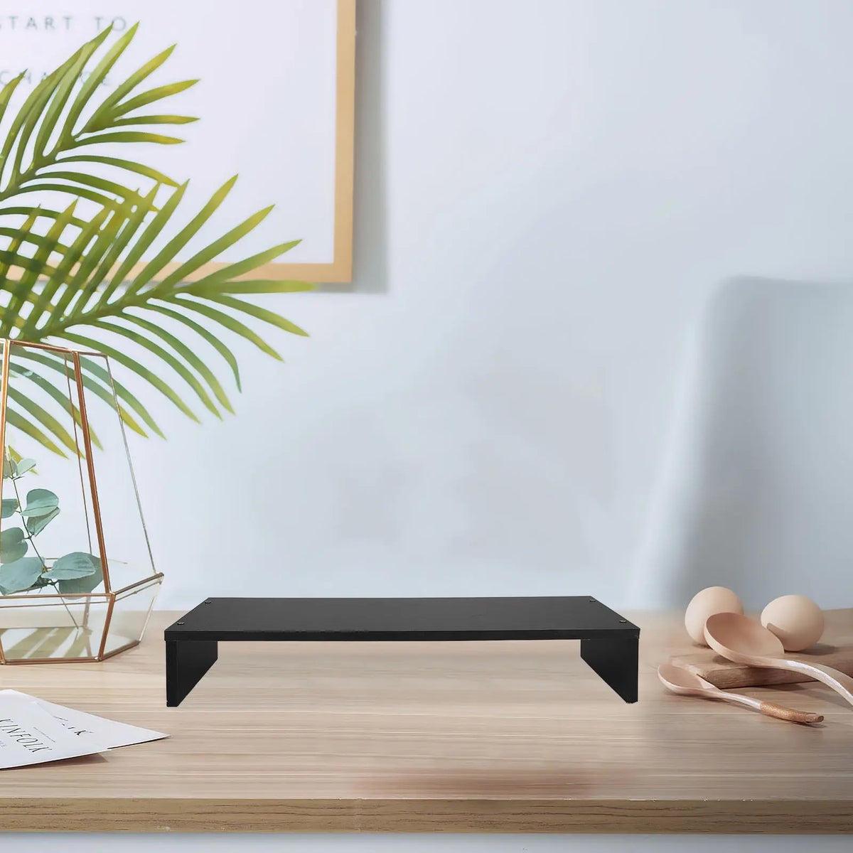Cozya Fjell Anti-Slip Wood Riser with Organizer — Cozya Modern Desks & Workspace Accessories — view 5