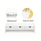 Cozya Vinter Three-Drawer Desk Riser — Cozya Modern Desks & Workspace Accessories — view 3