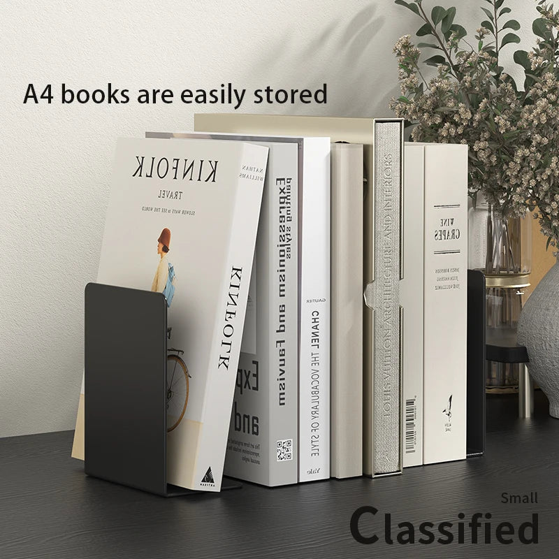 Cozya Grove Steel Bookend Pair — Cozya Modern Desks & Workspace Accessories — view 3