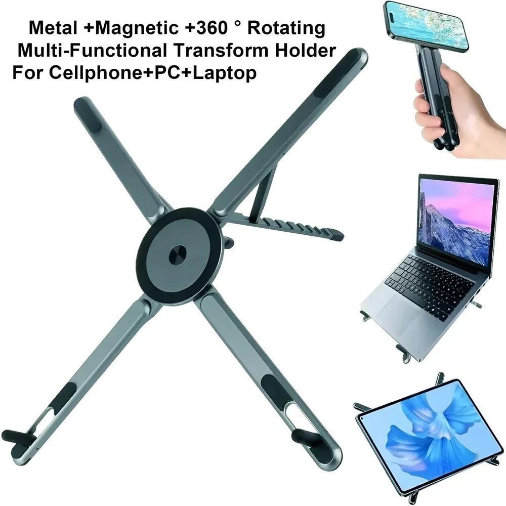 Cozya Pella Fold-Flat Aluminium Phone Stand — Cozya Modern Desks & Workspace Accessories