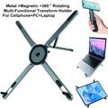 Cozya Pella Fold-Flat Aluminium Phone Stand — Cozya Modern Desks & Workspace Accessories