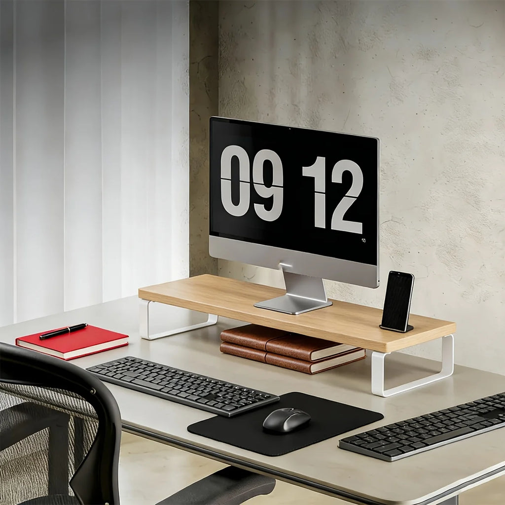 Cozya Lenna Minimalist Monitor Shelf — Cozya Modern Desks & Workspace Accessories — view 2