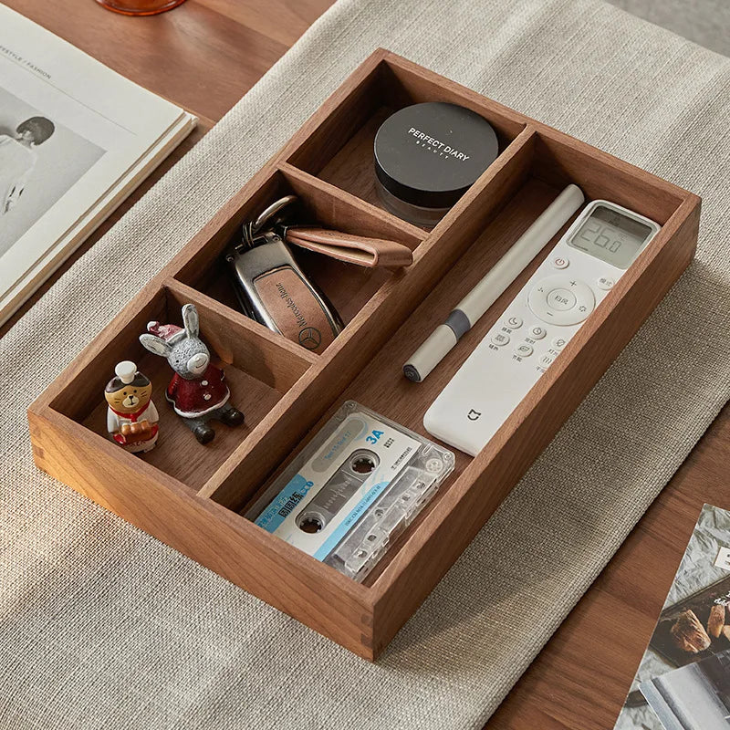 Cozya Holt Solid Wood Catch-All Box — Cozya Modern Desks & Workspace Accessories — view 4