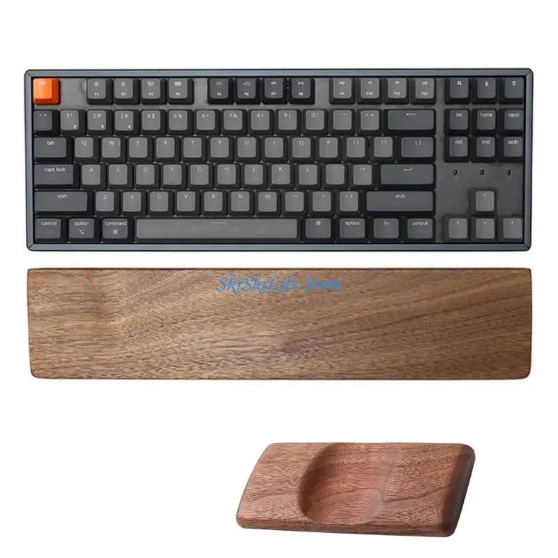 Cozya Ovik Pair Wood Wrist Rest Set — Cozya Modern Desks & Workspace Accessories — view 5