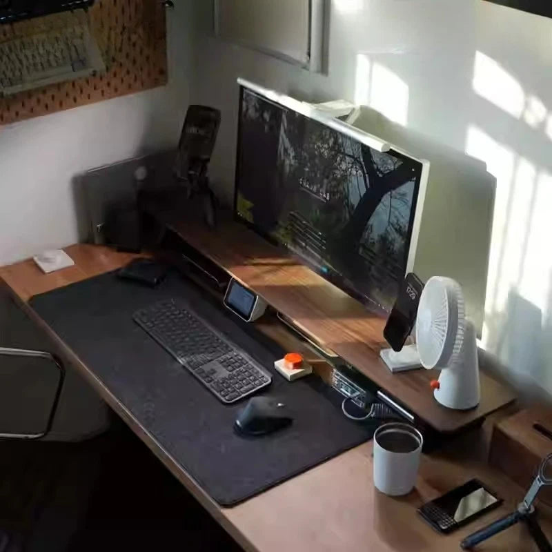 Cozya Aske Modular Walnut Riser System — Cozya Modern Desks & Workspace Accessories — view 3