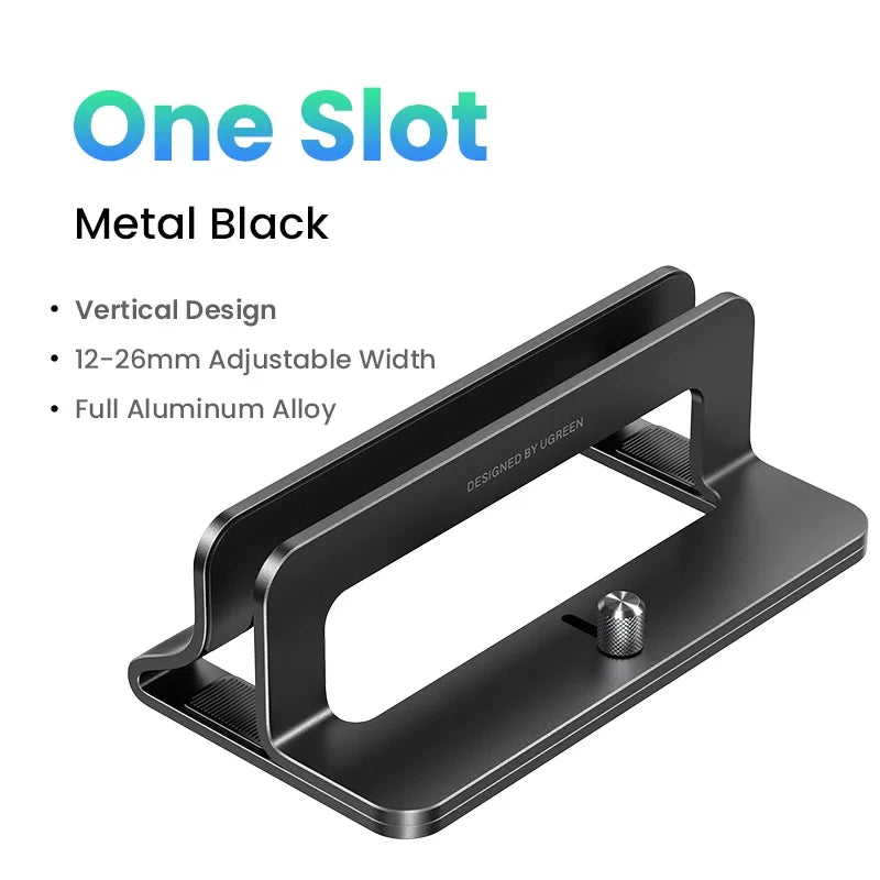 Cozya Vale Vertical Aluminium Laptop Dock — Cozya Modern Desks & Workspace Accessories