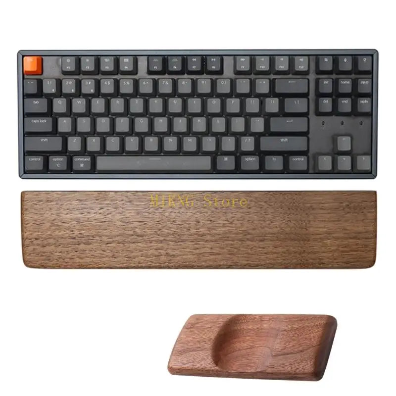 Cozya Birk Wooden Keyboard Wrist Rest — Cozya Modern Desks & Workspace Accessories — view 3
