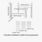 Cozya Elin Expandable Desk Shelf — Cozya Modern Desks & Workspace Accessories — view 2